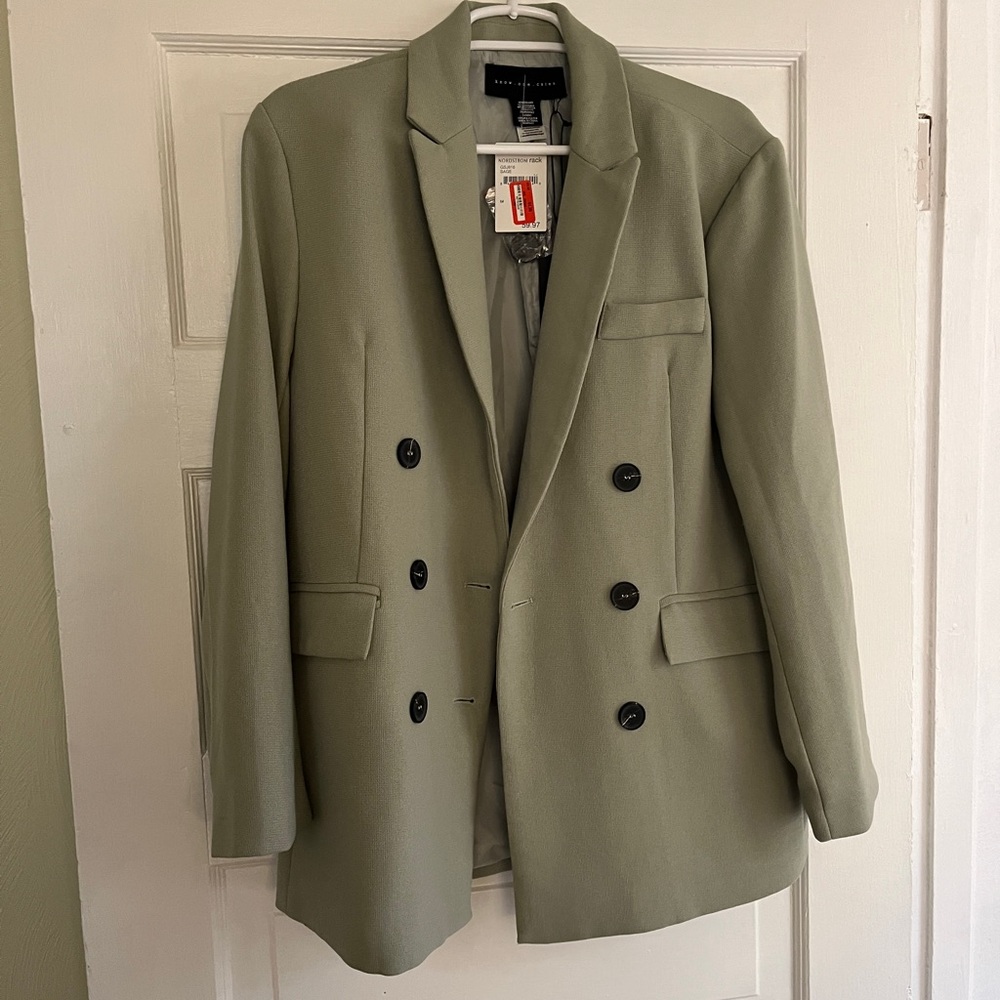Know One Cares: Woman’s Double-Breasted Blazer